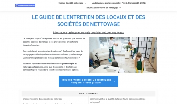 Entreprisenettoyage.pro, le guide sur l’entretien des bureaux et les sociétés de nettoyage