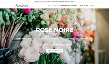 Rose Noire : magasin de fleurs à Ixelles et Bruxelles centre