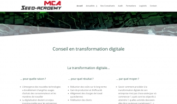 MCA Seed Academy, entreprise spécialisée en transformation digitale