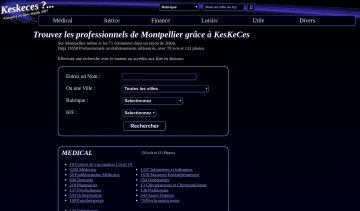 Keskeces Montpellier : annuaire des professionnels de Montpellier