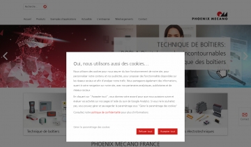 phoenix-mecano, entreprise de vente de composantes électroniques