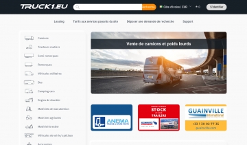 Truck1, la plateforme des acheteurs et vendeurs professionnels 