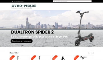 GYRO-PHARE : vente de trottinettes électriques pour adulte