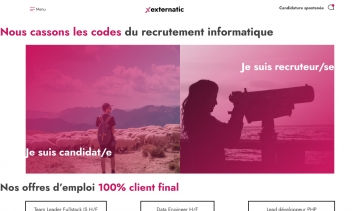 Externatic, recrutement IT et conseil RH