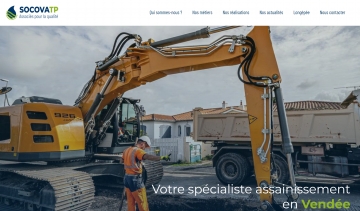 SocovaTP, entreprise d'assainissement en Vendée