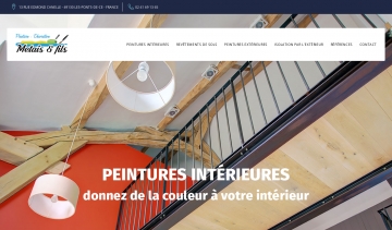 Métais & Fils, votre entreprise de peinture près d’Angers dans le Maine-et-Loire