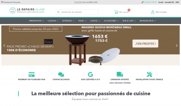 Le repaire du chef, vente de matériel de cuisine