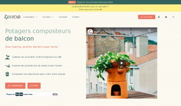 Cercle : Potager composteur de balcon