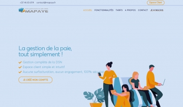 Mapaye : spécialiste de la gestion de la paie en ligne