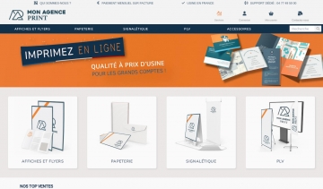 Votre 1re plateforme Web-to-print 100 % personnalisée