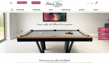 Billards Breton, votre fabricant de tables de billard d’exception depuis 1852