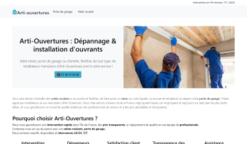 Arti-Ouvertures, installateurs menuisiers à Paris et en Île-de-France 