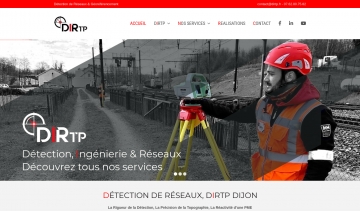 DIRTP Dijon, entreprise de détection de réseaux et géoréférencement