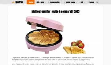 Gaufrier, guide et comparatif pour choisir un meilleur gaufrier