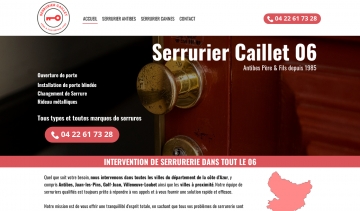 Serrurier Caillet, votre serrurier dans le 06