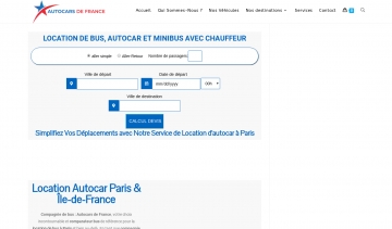 Location de bus, autocar et minibus avec chauffeur en France