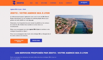 Zesto, Agence SEA basée à Lyon