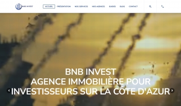 Bnb Invest, votre agence immobilière sur la Côte d'Azur