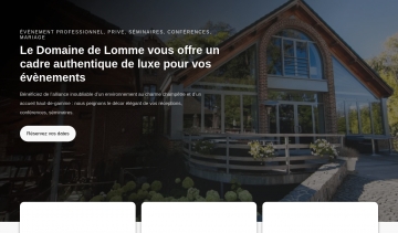 Domaine de Lomme, lieu idéal pour organiser les événements