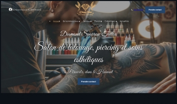 Diamond Sparrow Tattoo, salon de tatouage et piercing dans le Hainaut