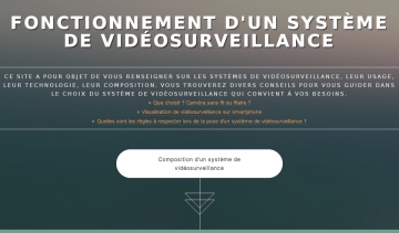 système de vidéosurveillance