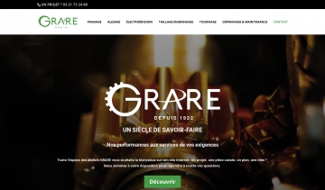 Atelier Grare : entreprise d'usinage au Nord-Pas-de-Calais