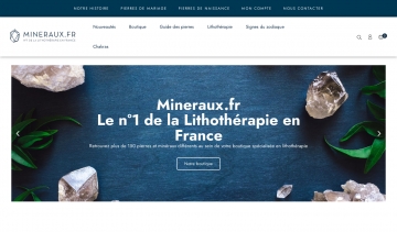 Mineraux.fr, votre boutique en ligne expert en lithothérapie