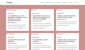 Cepago, les actualités, informations et conseils sur le vin