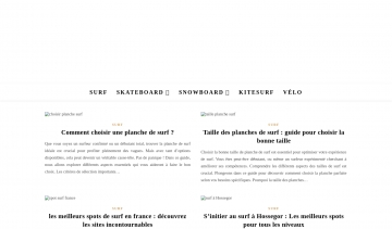 Street-surf, infos sur skateboard, snowboard, kitesurf et vélo