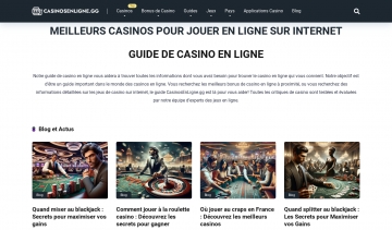 Casinos en ligne : guide sur kles casinos en ligne