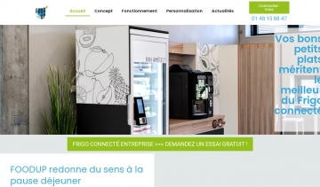 Food-Up : votre frigo connecté et innovant pour entreprise