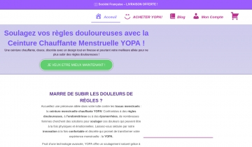 YOPA, une ceinture menstruelle chauffante efficace