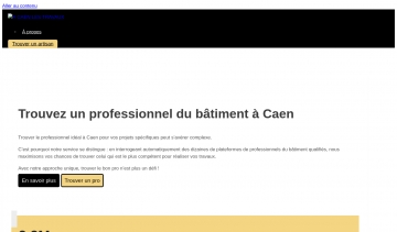 Trouvez facilement un professionnel du bâtiment à Caen