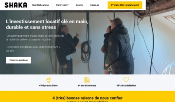 Shaka, entreprise experte dans l'investissement locatif clé en main