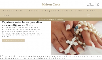 Maison Croix, votre spécialiste en vente des bijoux en Croix