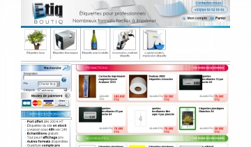 étiquettes vierges pour jardinerie