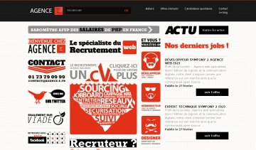 Agence-e, Cabinet de recrutement  spécialisé dans les métiers du web et du mobile