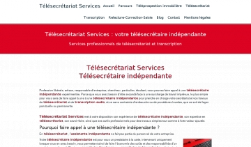 Télésecrétariat Services, télésecrétaire indépendante