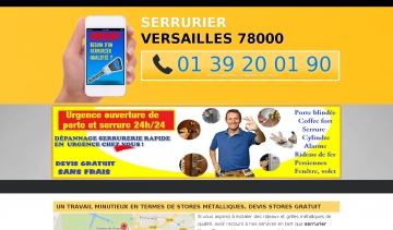 Serruriers Versailles, entreprise spécialisée en serrurerie