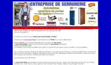 Serrurier plaisir, entreprise de serrurerie dans les Yvelines