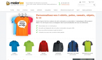 Mistertee, entreprise d'impression de t-shirts de qualité