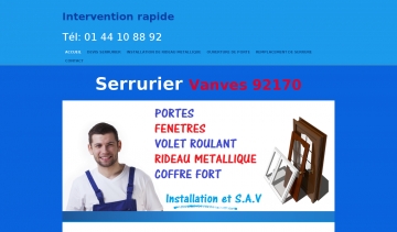 Serrurier Vanves, société de serrurerie à Vanves.