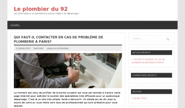 Le plombier du 92: le guide pour choisir votre plombier.