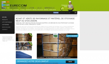 Eurecom, entreprise spécialisée dans l'achat et vente de matériels de stockage