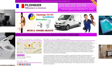 Plombier Villeneuve la Garenne, entreprise de plomberie