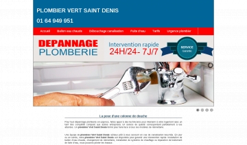 Plombier-vert-saint-denis, entreprise de plomberie en France