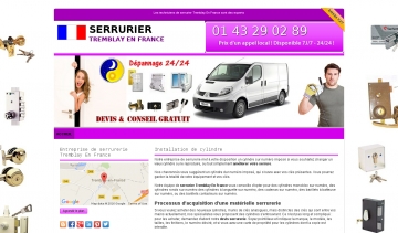 Serrurier Tremblay en France, entreprise de serrurerie