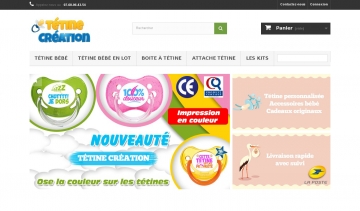  Tetine Creation, vente de tétines pour bébés personnalisées