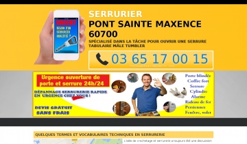 Serrurier Pont-Sainte-Maxence, entreprise de serrurerie