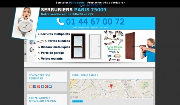 Serrurier paris 9eme, entreprise artisanale de serrurerie